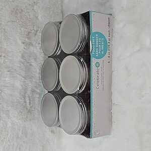 Celebrate it Plastic Mason Jar Set 6 8oz Jars